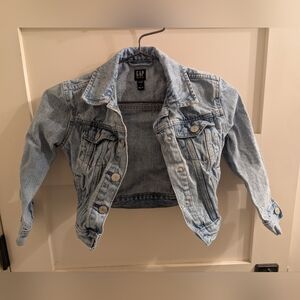 GAP Icon Light Wash Denim Jacket Kids Small